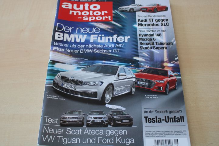 Deckblatt Auto Motor und Sport (16/2016)